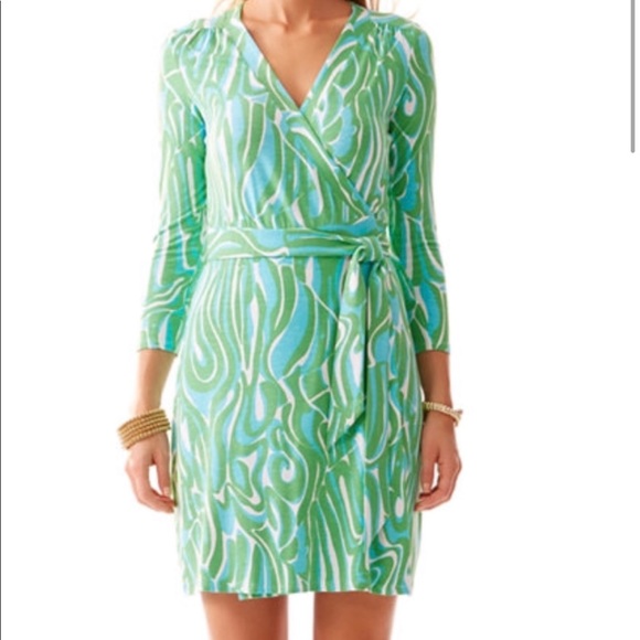 lilly pulitzer meridan wrap dress